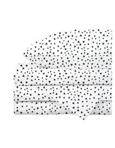 Juego de Sábanas de 3 piezas para Cama Cuna Triangulitos Negros